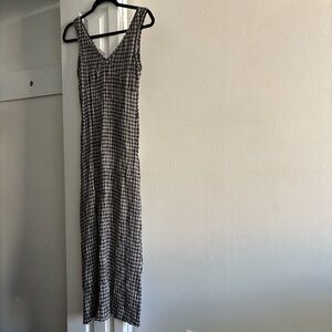 Afends Checkered Maxi Dress